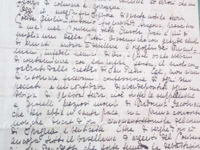 ...e una lettera di fine �800 di un frate dalmata, padre Giacomo, che narra di un leggendario tesoro nascosto sotto la torre del castello di Conversano